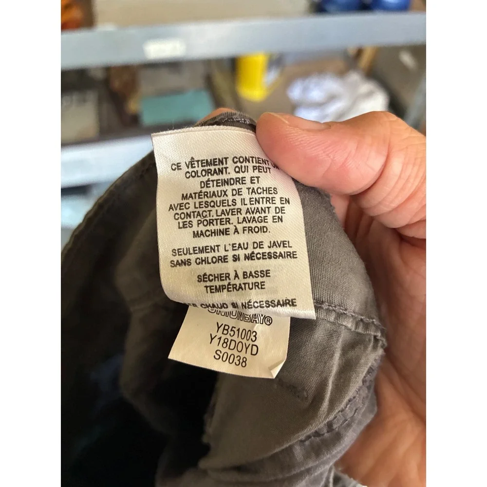 Unionbay Mens Gray Cargo Shorts Size 36 Cotton Blend YB51003 Casual Outdoor